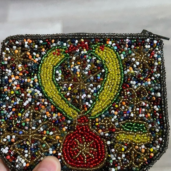 4/$50 beaded purse tropical coin wallet 🌴 - Picture 7 of 9